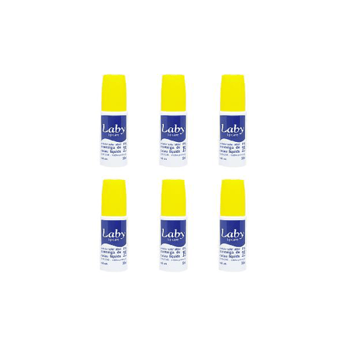Imagem do produto Kit Com 6 Laby Manteiga De Cacau Fps15 Liquida 10 Ml