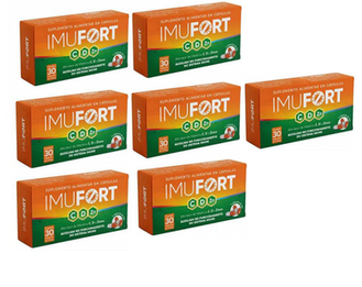 Imagem do produto Kit Com 7 Vitaminas C, D, E Zinco Suplemento E Imunidade Imufort Eurofito