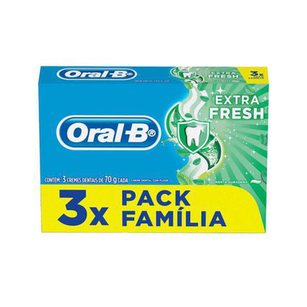 Imagem do produto Kit Creme Dental Oral B Extrafresh 1 Unidade