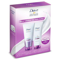 Imagem do produto Kit Dove Advanced Vitality Rejuvenated Shampoo + Condicionador 200Ml