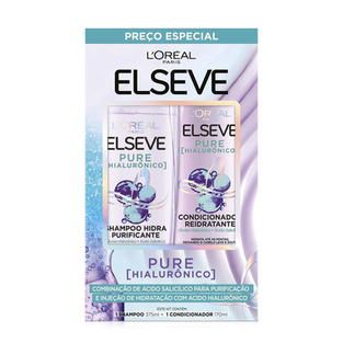 Imagem do produto Kit Elseve Pure Hialurônico Shampoo 375Ml + Condicionador 170Ml 1 Unidade