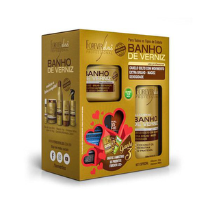 Imagem do produto Kit Banho De Verniz Forever Liss Shampoo 300Ml + Máscara 250G