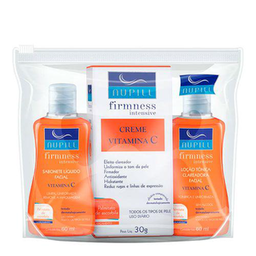 Imagem do produto Kit Facial Nupill Firmness Intensive Vitamina C Sabonete Líquido 60Ml