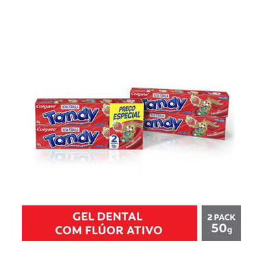 Imagem do produto Kit Gel Dental Infantil Colgate Tandy Morango 2 Unidades De 50G Cada 2 Unidades De 50G Cada