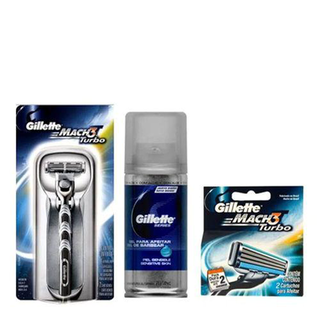 Imagem do produto Kit Gillette - Mach3 Turbo Aparelho E Gel De Barbear 71G
