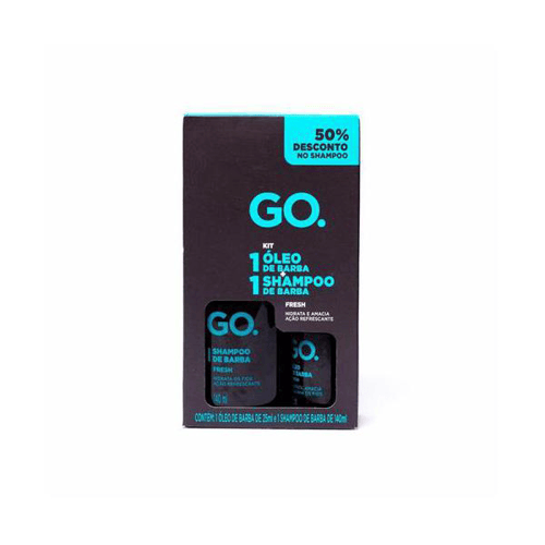 Imagem do produto Kit Go. Fresh Shampoo 140Ml + Óleo Para Barba 25Ml