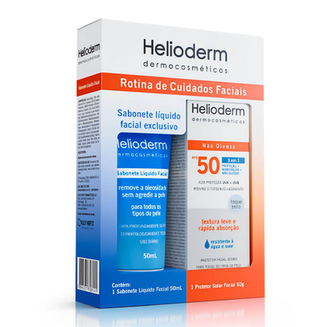 Kit Helioderm Fps50 50G + Sab Liquido 50Ml