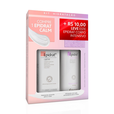 Imagem do produto Kit Hidratante Epidrat Facial Calm 40G + Corpo Intensivo 200G