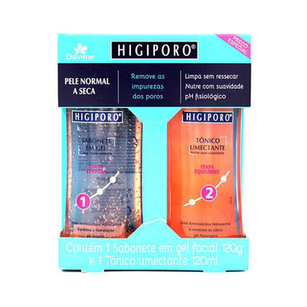 Imagem do produto Kit Higiporo Sabonete Facial 120G E Tônico Umectante Davene 120Ml