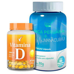 Imagem do produto Kit Maca Peruana Eleve Up 60 Cápsulas + Vitamina D 30 Cápsulas + Ebook