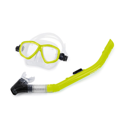 Imagem do produto Kit Máscara E Snorkel Ocean Mormaii Verde