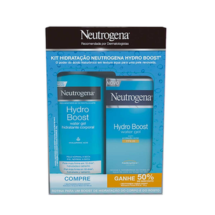 Imagem do produto Kit Neutrogena Hydro Boost Hidratante Corporal Water Gel 400Ml + 50% Desconto No Hidratante Facial