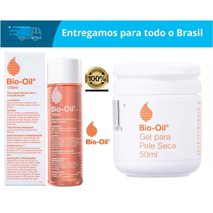 Imagem do produto Kit Óleo Corporal Biooil 125Ml + Gel Hidratante Biooil 50Ml Cicatrizes Estrias