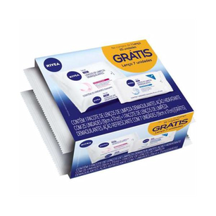 Imagem do produto Kit Promocional Lenço De Limpeza Facial Nivea Com 25 Unidades Grátis Lenço De Limpeza Nivea 7 Unidad