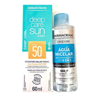 Imagem do produto Kit Protetor Solar Facial Sunbrisa Fps50 60G + Água Micelar 8 Em 1