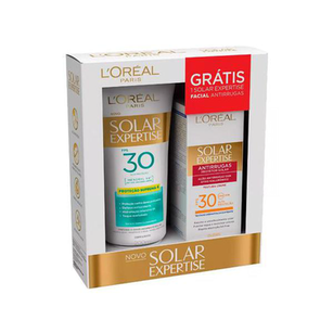 Imagem do produto Kit Protetor Solar L´Oréal Fps30 + Protetor Solar Facial L´Oréal Fps30 1 Unidade