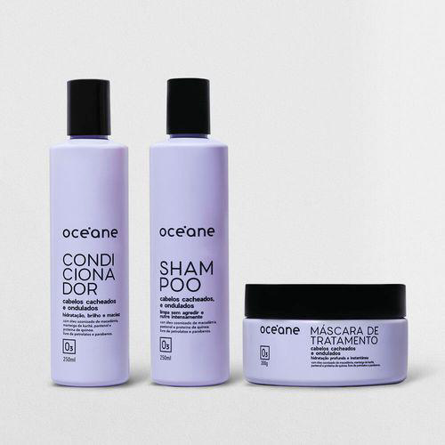 Imagem do produto Kit Shampoo + Condicionador + Máscara De Tratamento Para Cabelos Cacheados E Ondulados 3 Produtos