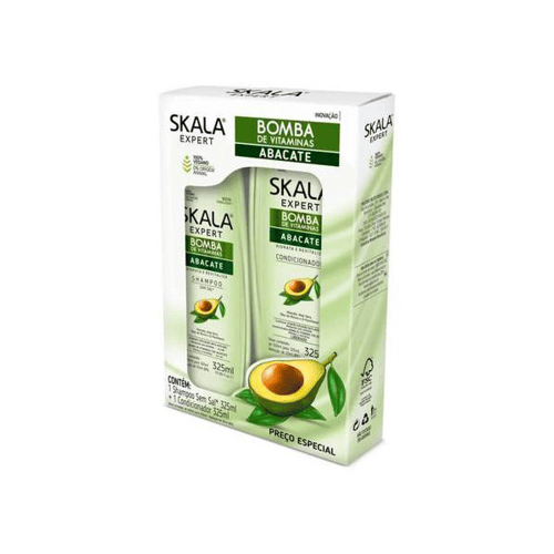 Imagem do produto Kit Shampoo + Condicionador Skala Bomba De Vitaminas Abacate 1 Unidade