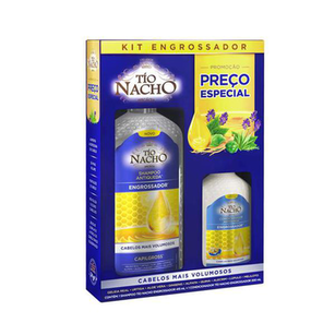 Imagem do produto Kit Shampoo + Condicionador Tio Nacho Engrossador 1 Unidade