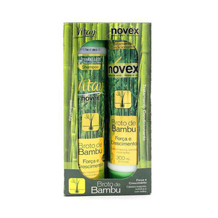 Kit Shampoo E Condicionador Novex Revitay Broto De Bambu 300Ml Cada