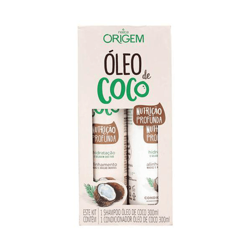 Imagem do produto Kit Shampoo E Condicionador Origem Óleo De Coco 300Ml Cada