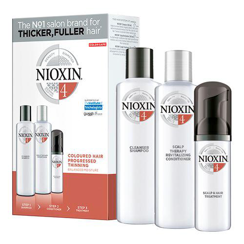 Imagem do produto Kit Shampoo Nioxin System 4 Loyalty Grande 300Ml + Condicionador 150Ml + Tratamento 40Ml
