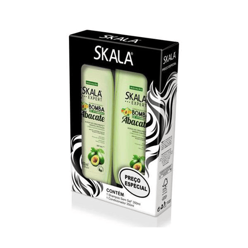 Imagem do produto Kit Skala Shampoo 350Ml + Condicionador Bomba De Vitamina Abacate 350Ml