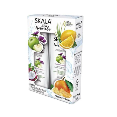 Imagem do produto Kit Skala Shampoo E Condicionador Maça Verde Malva 325Ml