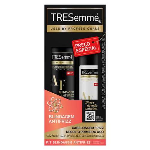 Imagem do produto Kit Tresemme Blindagem Antifrizz Shampoo 400Ml + Condicionador 200Ml