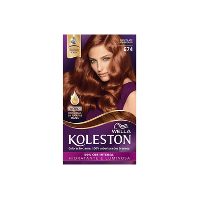 Imagem do produto Koleston 674 Chocolate Acobreado Tratamento Tubo Dourado