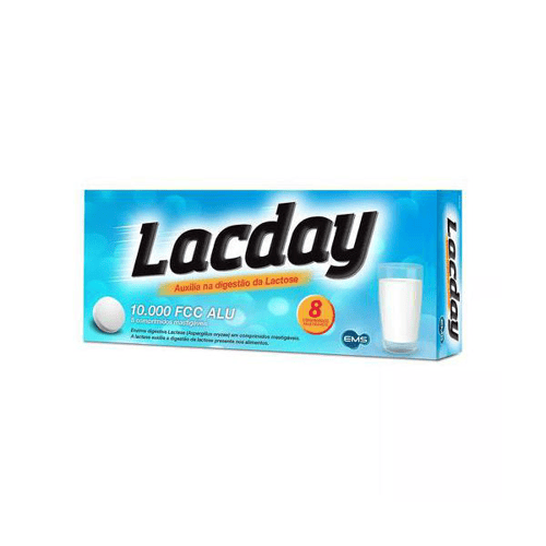 Imagem do produto Lacday 10.000Fcc Comprimidos Mastigáveis Com 8 Unidades