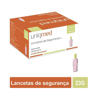 Imagem do produto Lanceta De Segurança 23G X 1,8Mm Da Uniqmed