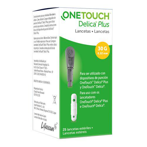 Imagem do produto Lancetas OneTouch Delica Plus Com 25 Unidades