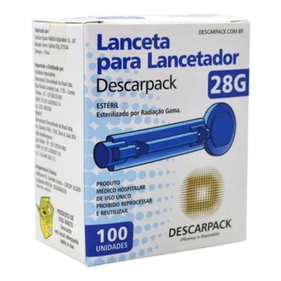 Imagem do produto Lanceta Para Lancetador 28G Cx100 Unid Descarpack Ortho Pauher