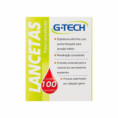 Lanceta Para Lancetador G-Tech ( Unidade De Lanceta )
