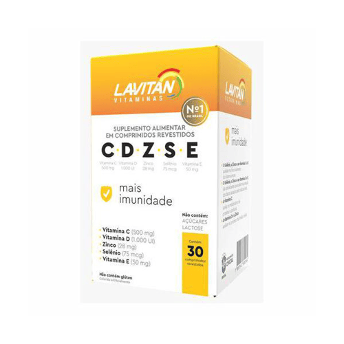 Imagem do produto Lavitan C.D.Z.S.E. Mais Imunidade 30 Comprimidos Revestidos