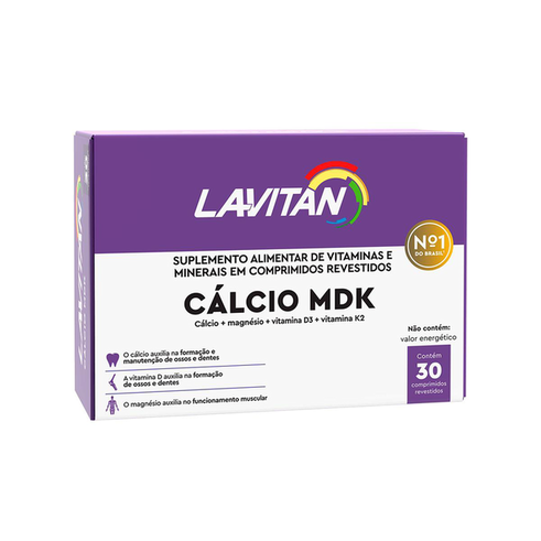 Imagem do produto Lavitan Cálcio Mdk 30 Comprimidos