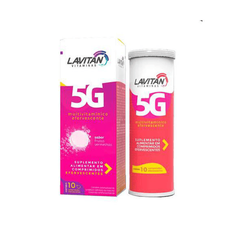 Imagem do produto Lavitan Efervescente 5G C/10 Comprimidos Frutas Vermelhas