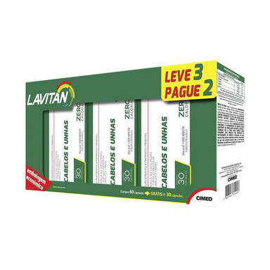 Imagem do produto Lavitan Hair 30 Cápsulas Leve 3 Pague 2