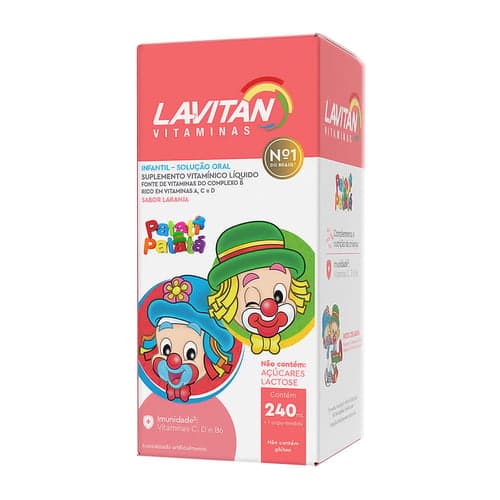Imagem do produto Lavitan Infantil Solução Oral Sabor Laranja Com 240Ml