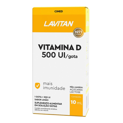 Imagem do produto Lavitan Vitamina D 500Ui 10Ml