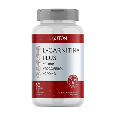 Imagem do produto Lcarnitina Plus Lauton Nutrition 500Mg Com 60 Cápsulas