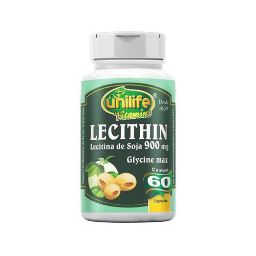 Imagem do produto Lecithin Lecitina De Soja 900Mg 120 Cáps Unilife