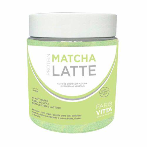 Imagem do produto Leite Vegetal De Coco Em Pó Matcha Latte Farovitta 270G