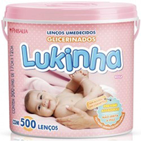 Imagem do produto Lenco Umd Lukinha Balde 500Un Rosa