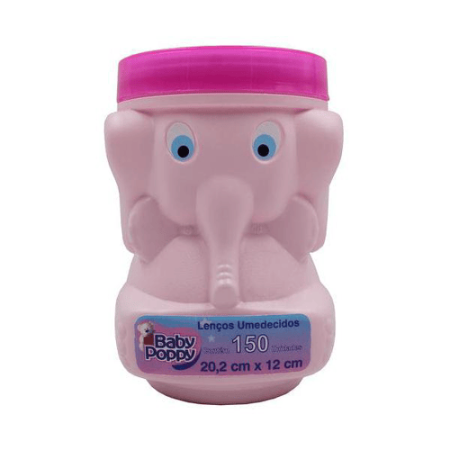 Imagem do produto Lenco Umed Baby Poppy Elefante Rosa 150