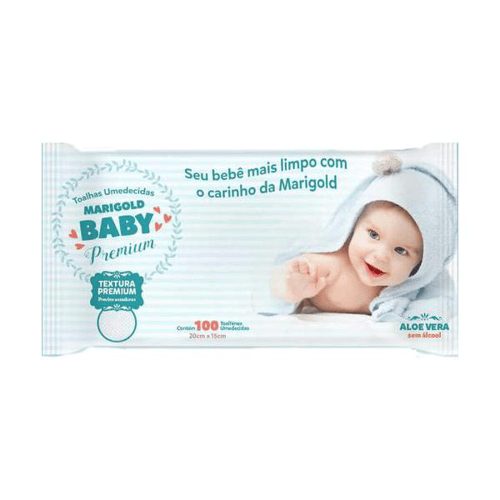 Imagem do produto Lenço Umedecidas Marigold Baby Premium 100Un
