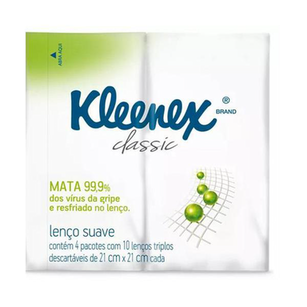 Imagem do produto Lenços - De Bolso Kleenex Proteção C 10 Unidades