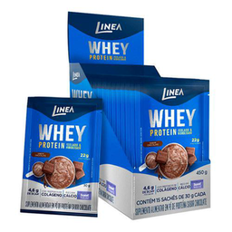 Linea Whey Protein Isolado E Hidrolisado Chocolate Com 30G