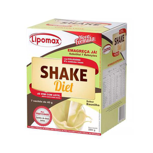 Imagem do produto Lipomax - Shake Diet Baunilha 406G